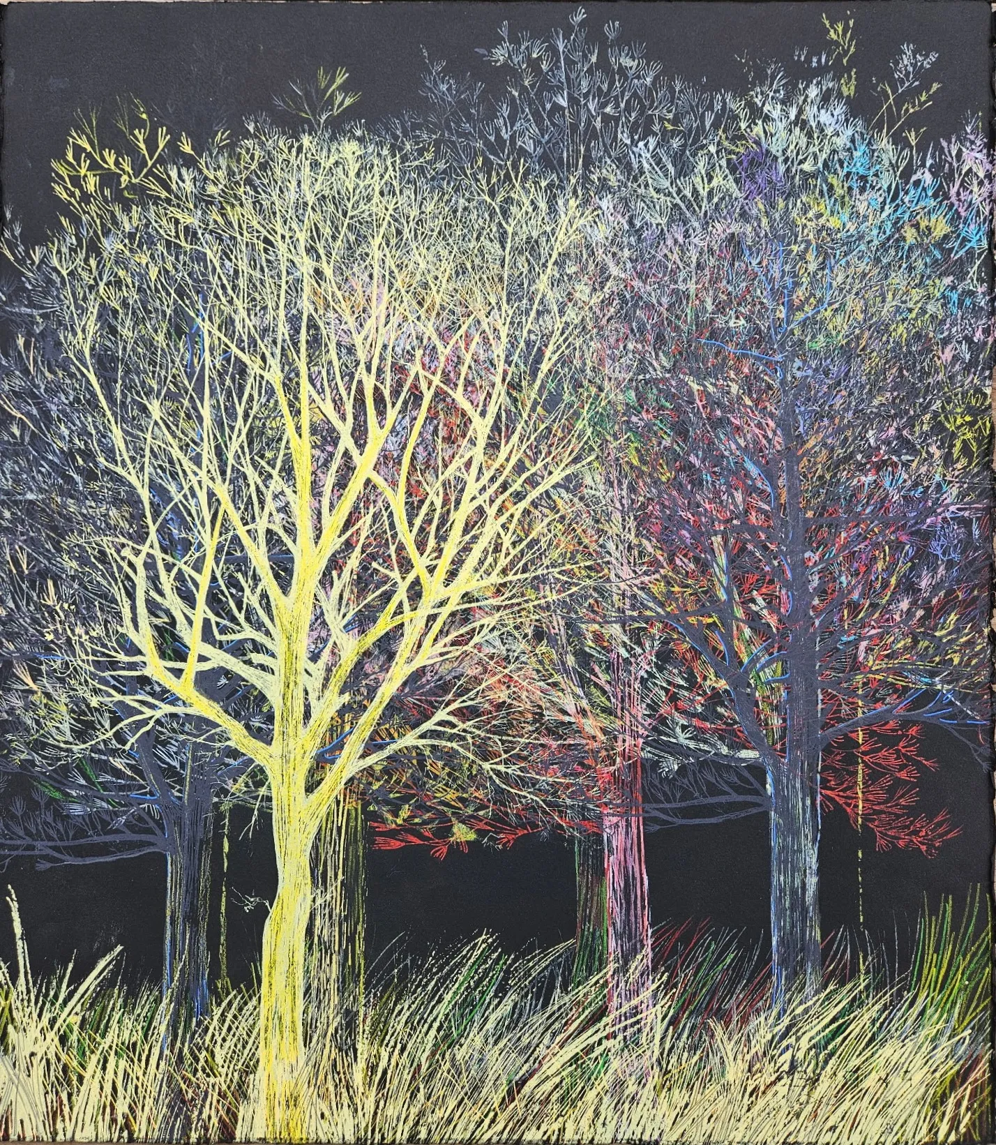 Grove, full colour — Screen print, 2026